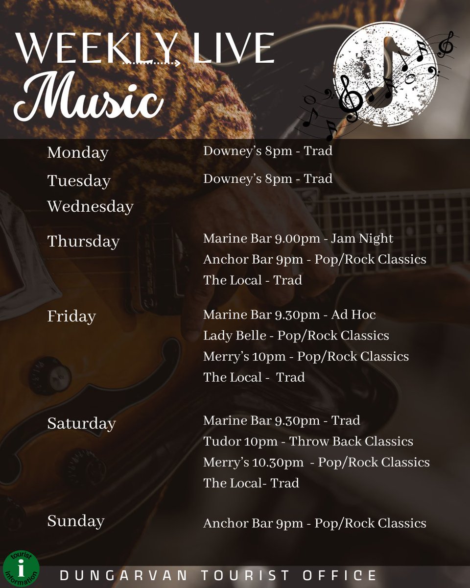 Looking for some live music this weekend, we have you covered.