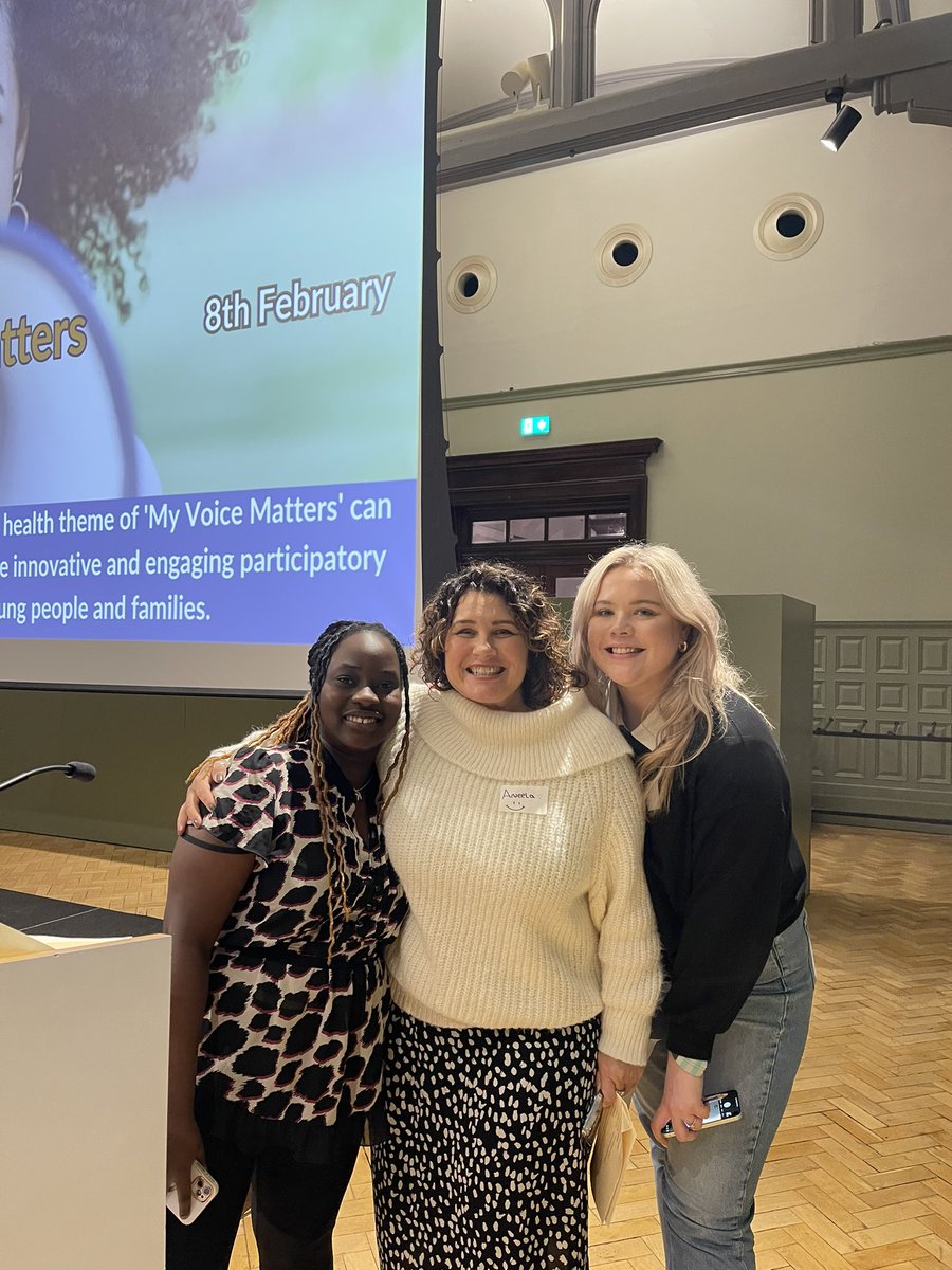 ash_research_'s tweet photo. Me and Bea hosting for @ARC_GM_ #MyVoiceMatters ✨ Great to facilitate an event around young people’s mental health in research, thank you to everyone who attended and the team for supporting us! Smiles all round #ChildrensMentalHealthWeek https://t.co/RDGEtA4htl