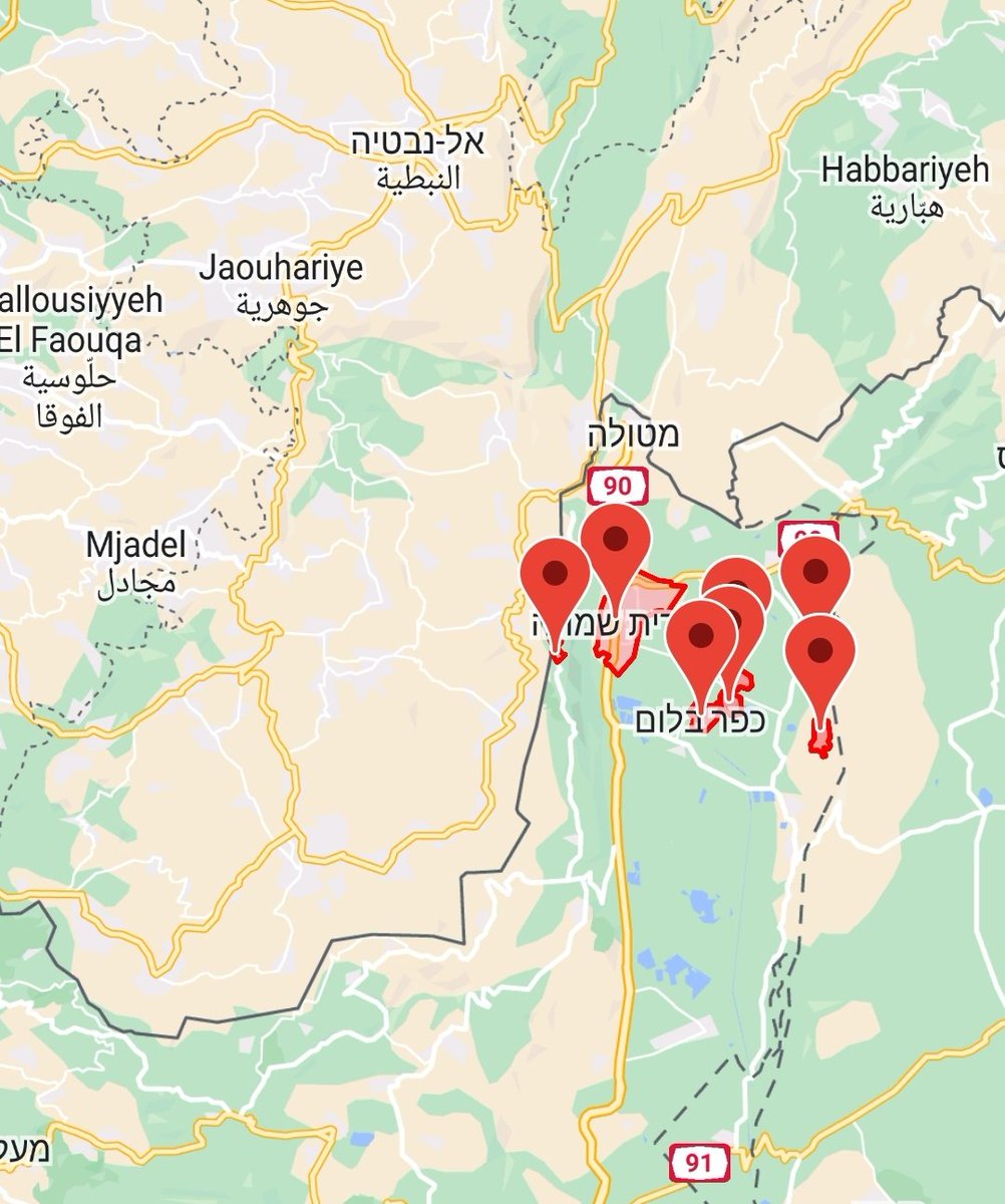 Massive Hezbollah rocket barrage at Northern Israel, maybe one of the largest since the war started