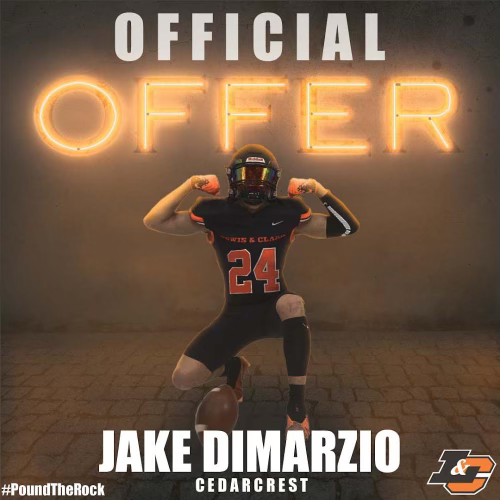 Thank you, <a href="/BruceRead22/">rocket</a>, for an offer to continue my academic and football career at Lewis &amp; Clark College. <a href="/LCPiosFB/">Lewis & Clark Football</a> I appreciate it!!!

<a href="/CedarcrestFB/">Cedarcrest High School Football</a> <a href="/snovalleysports/">SVSJ-Rhett Workman</a>