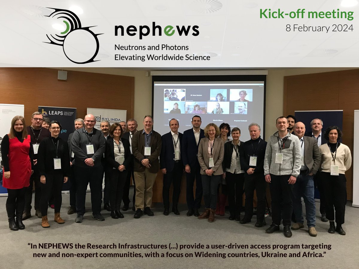 We are delighted to be part of this new European adventure with @LENSinitiative , @LEAPSinitiative and European #Users Organisations @NeutronsENSA and @ESUO11 Looking forward to welcoming first time users from the targeted countries 👇🏽