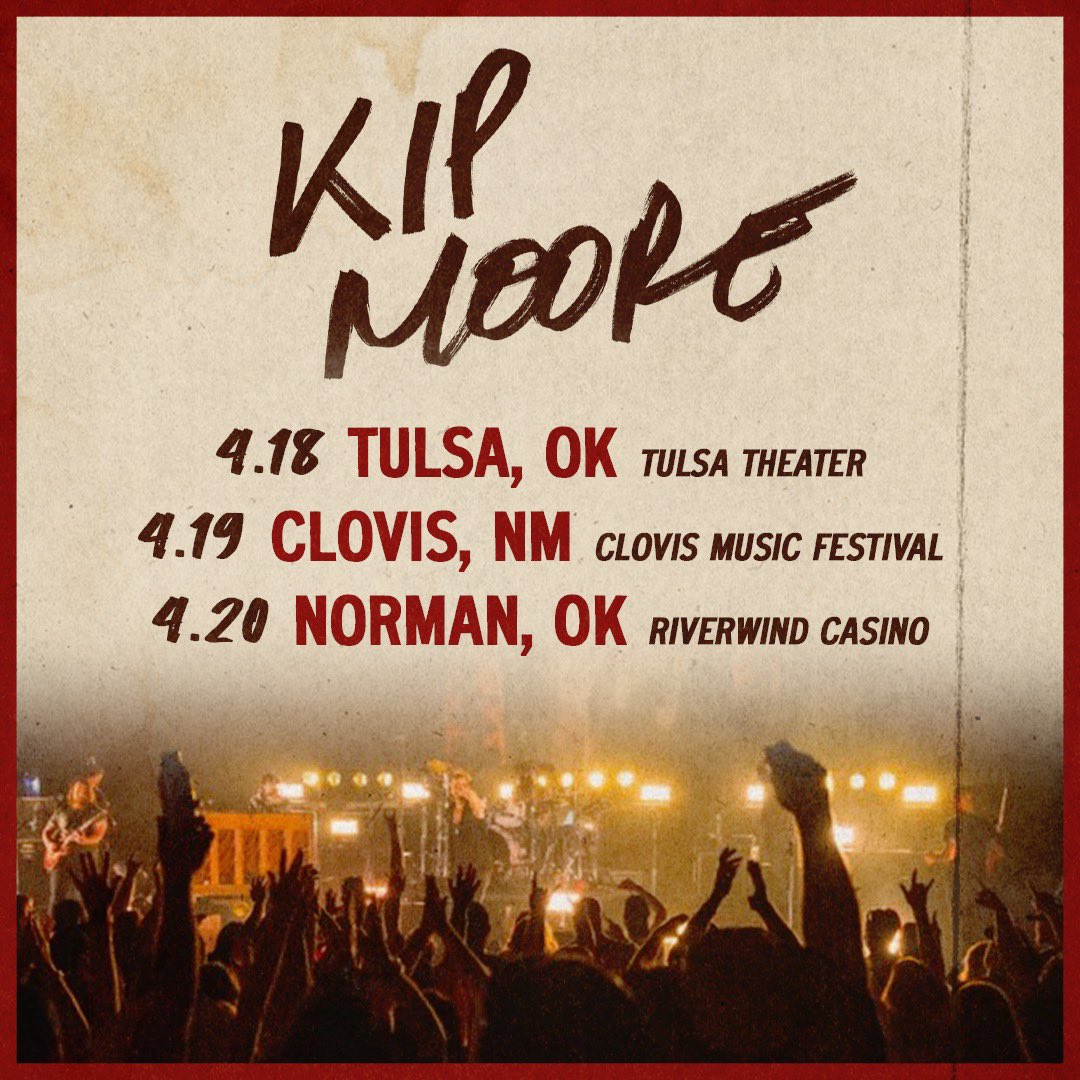 All tickets on sale now. kipmoore.net/tour/#/