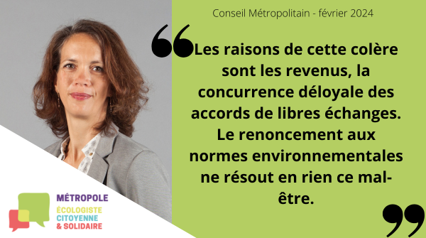 Le #conseilMEL s'ouvre sur la motion sur l'agriculture du groupe majoritaire. Oui nous soutenons les agricultrices et agriculteurs! Mais nous n'avons pas les mêmes solutions que celles portées par Sébastien Lepretre.