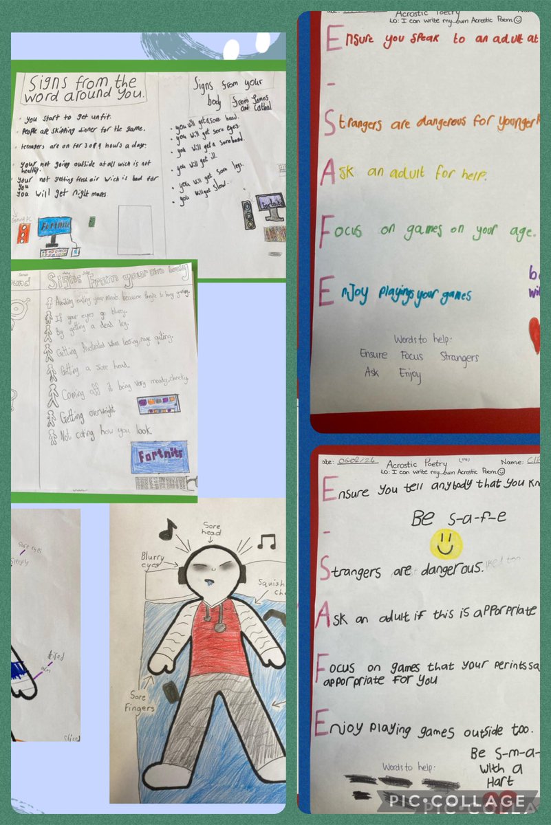 ColumbaBallerin's tweet photo. 👾Internet Safety Day 🖥️
Everyone in St Columba’s looked at how we all need to be responsible and stay safe when using digital technology. We watched stories, wrote poems, designed posters and discussed the impact it has on the world around us. Great work everyone😊 https://t.co/kj0BlgIFRX