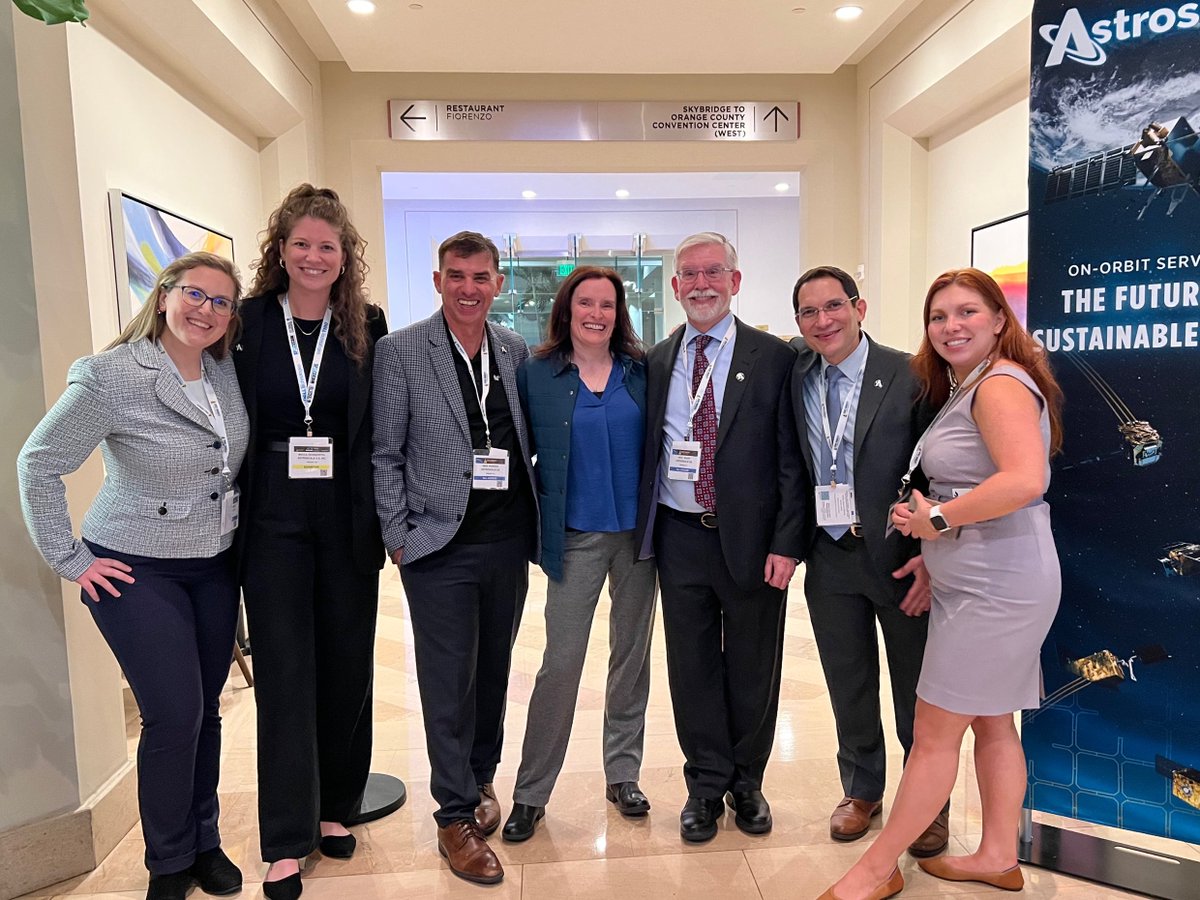 Astroscale_US's tweet image. The team had an incredible time at @SpaceComExpo &amp;amp; #SpaceMobility! Executive VP Dr. Clare Martin truly left a mark with her perspectives on in-orbit servicing, mobility, and space logistics. A big thank you to everyone who dropped by our booth!