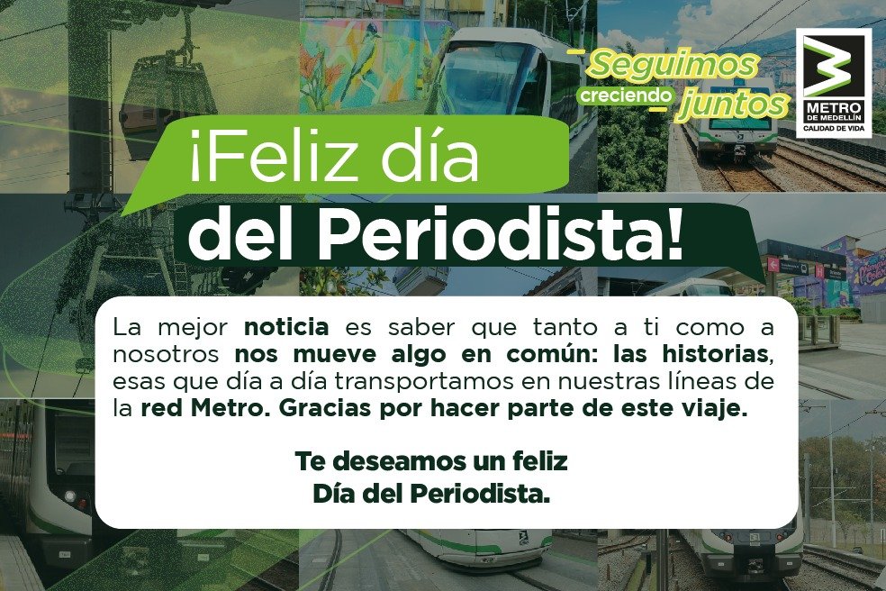 ¡Feliz #DíaDelPeriodista! 
📱💻🖥️🎥🎙️📻📺📡📰