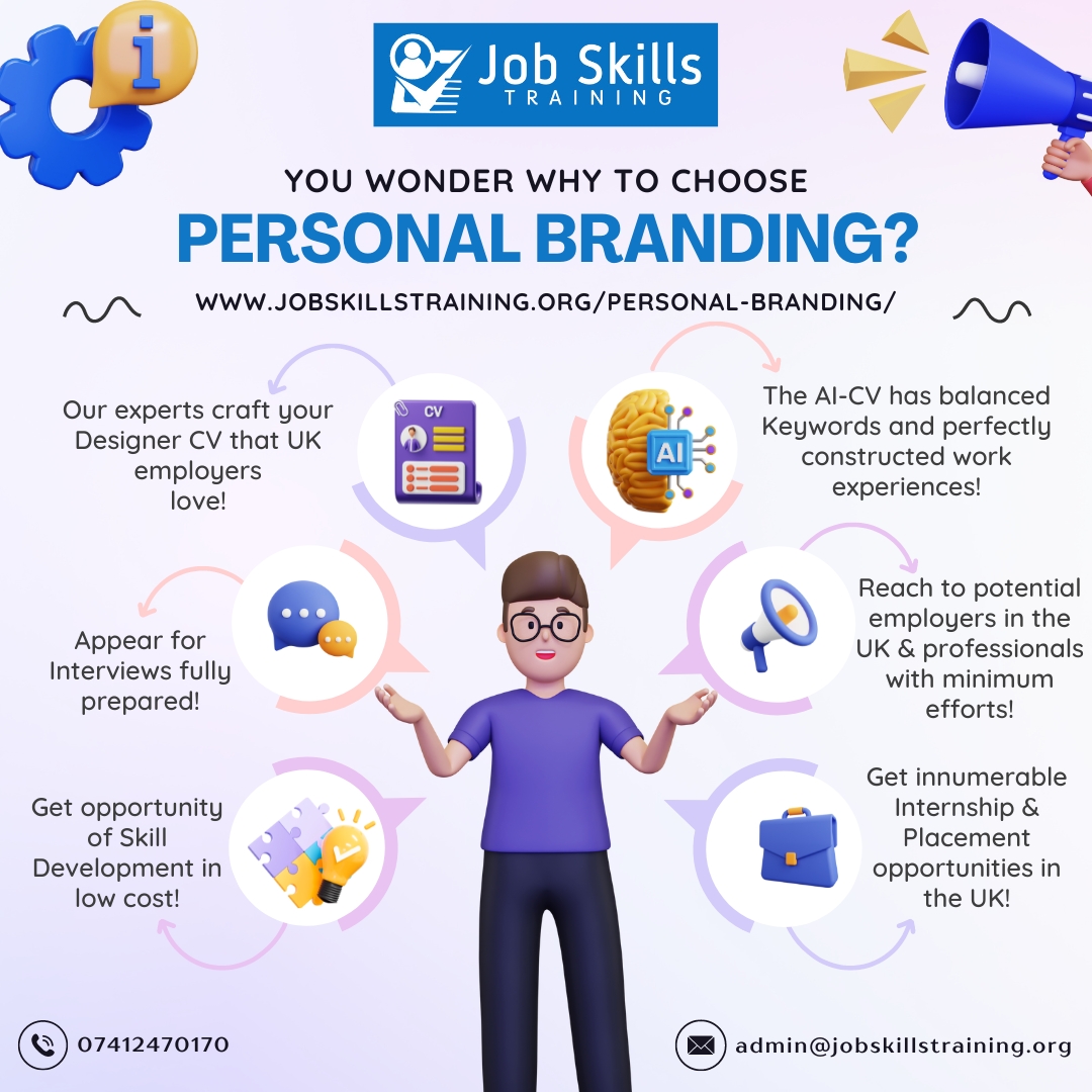 #Personal_Branding has become an essential step for your career in the United Kingdom.
Order now: jobskillstraining.org/personal-brand…

Join stunited.org to explore more!

#universityofbirmingham #coventryuniversity #Universityofeastlondon #londonuniversity #universityofleicester