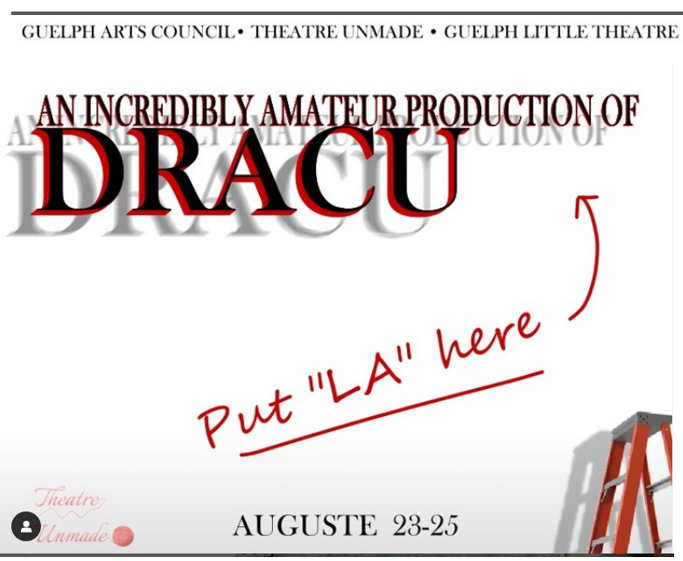 SurelyHolmes's tweet photo. CAST&amp;CREW CALL! Love comedy? theatre? Dracula? 
Seeking youth 16-25 for 'An Incredibly Amateur Production of Dracula'
Actors to audition: https://t.co/zSWQKiflDk
Crew email theatre.unmade@gmail.com #youththeatre #canadiantheatre #theplaythatgoeswrong #guelphevents #guelphtheatre https://t.co/pwdwuHQv7t