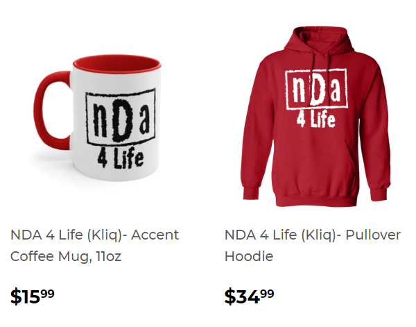 WrestlingNewsCo's tweet image. Kevin Nash is selling NDA merchandise.