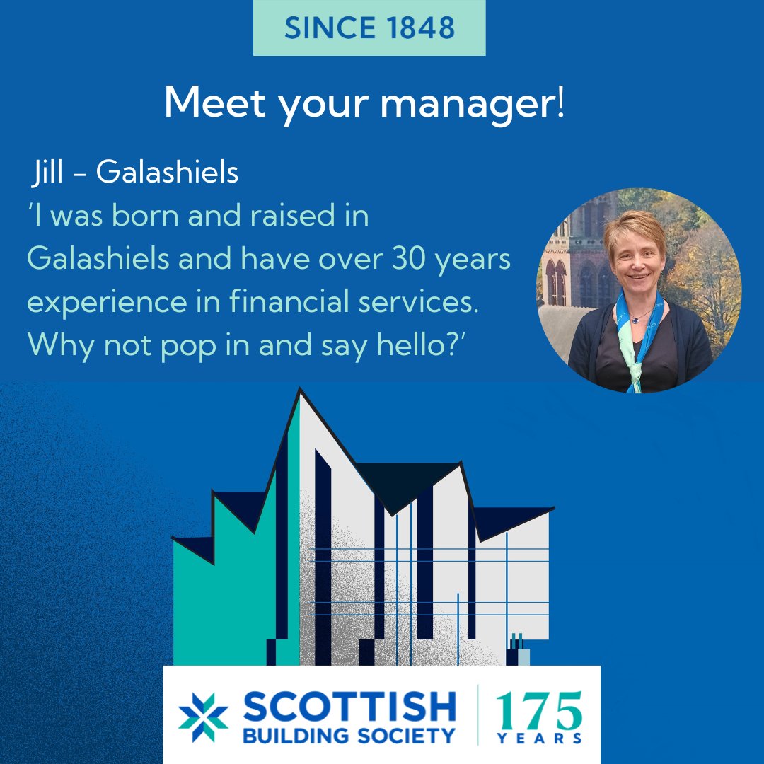 We’ve recently invested in all our Relationship Centres by recruiting new managers. Meet Jill, our Galashiels Relationship Centre Manager. Make sure you stop by to say hello!