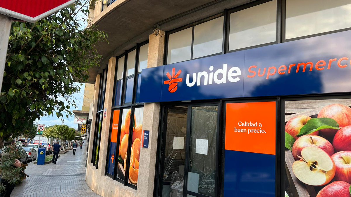 bobetcanarias's tweet photo. Los supermercados Unide han contado con Bobet Canarias para vestir de sus colores los supermercados de las 8 islas canarias.
.
Gracias a la sinergia de nuestros profesionales de diseño, impresión, fabricación e instalación abordamos todo el proceso en una misma empresa. https://t.co/oB5tvV2V5J