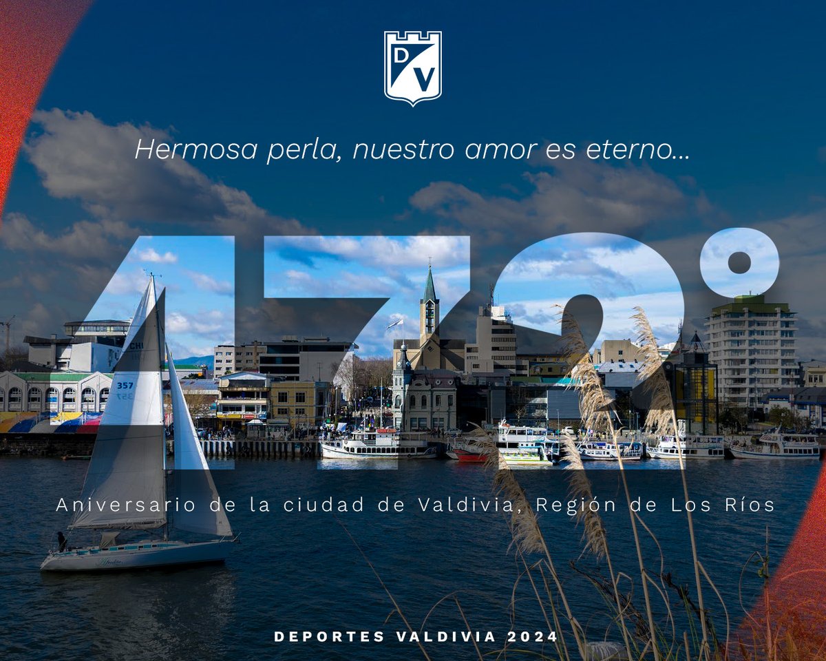 depvaldivia's tweet photo. El lugar más lindo del mundo #Valdiviachile está de aniversario y la saludamos como se merece 🙌👏 #Perladelsur #Valdiviacl https://t.co/5LxEEExuRc