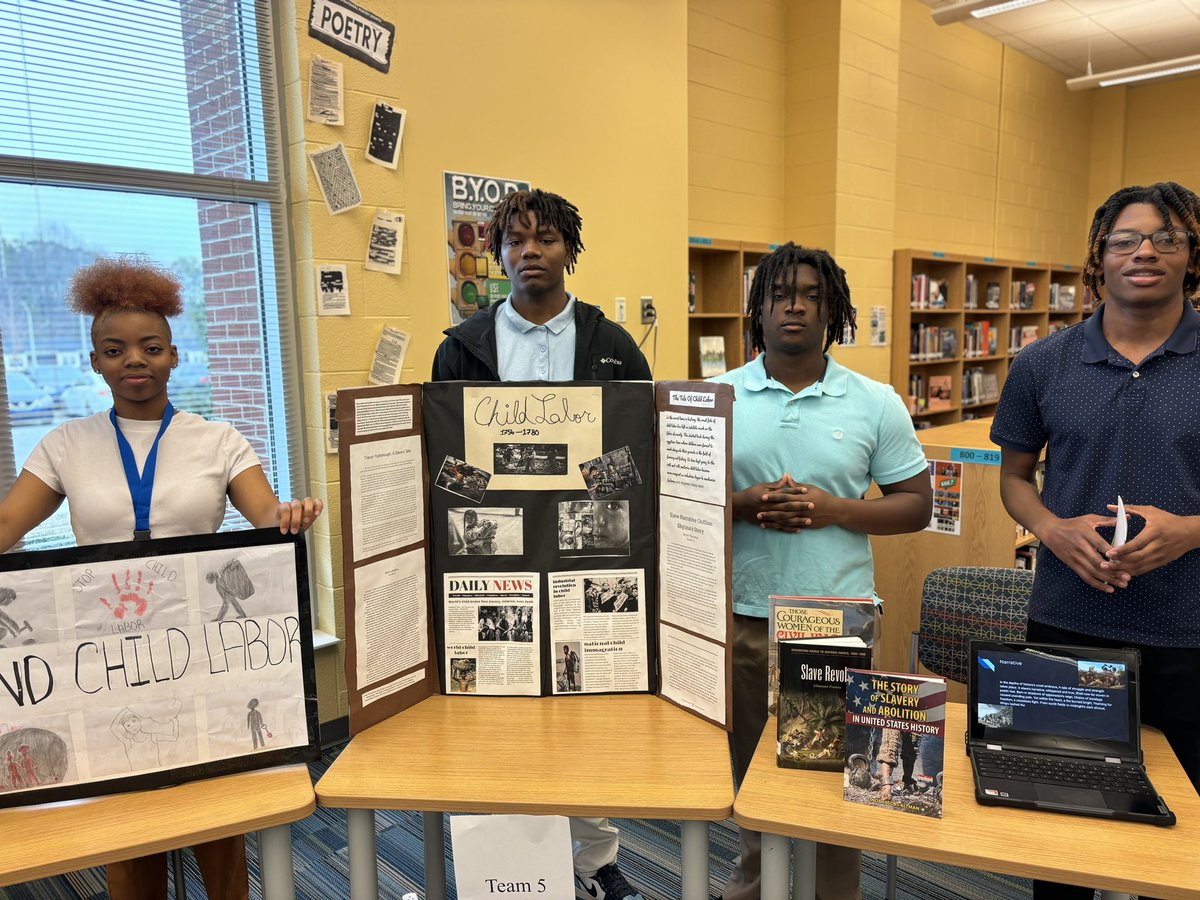 We all took a “Journey Through Multiple Perspectives” of the abolitionist movement with Mr. Pulley’s A-A Lit class! From Harriett, Garnet & Douglass to Truth, Stowe & John Brown..these students covered it all! @Garner_HS #BlackHistoryMonth