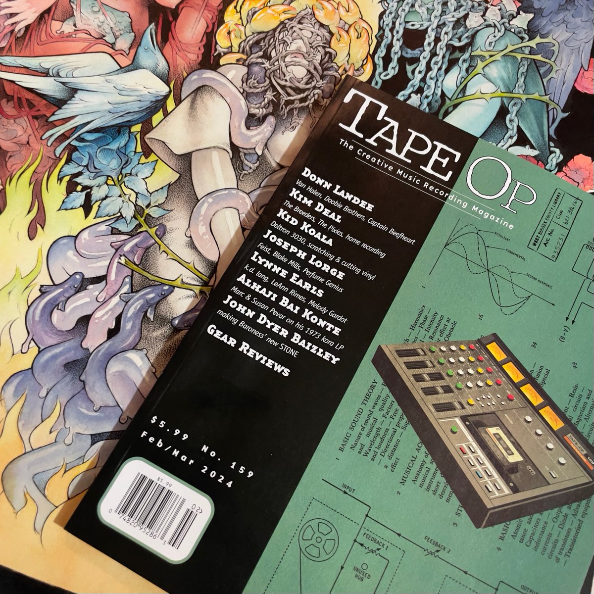 Huge HUGE thank you to @TapeOpMag for seeing fit to feature me in their latest issue. It’s an honor difficult to articulate to have been covered in this magazine, which I’ve been reading religiously for more than two decades. tapeop.com/interviews/159…
