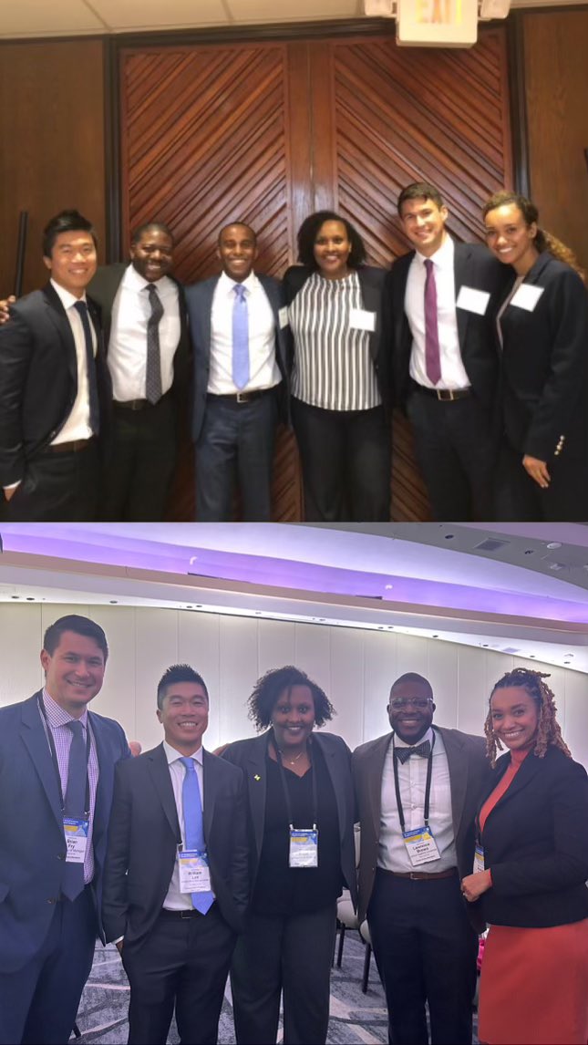 Then: 2019 on the general surgery interview trail Now: 5 years later at #ASC2024 @william_ghh_lee @bfry04 @md_desir and Shukri! Missing @stewartwjames #Family