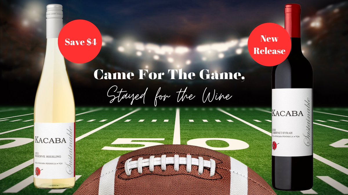 KacabaVineyards's tweet image. 🏈Our annual Game Day newsletter just dropped. Click rb.gy/c0gskn for Superbowl savings and pairing suggestions. Use promo code 𝗙𝗥𝗘𝗘𝗦𝗛𝗜𝗣𝟲 for free shipping on 6 or more 🏈

#GameDayWines #VQA #ONWine #OntarioWine #SuperbowlSavings #SuperbowlSale