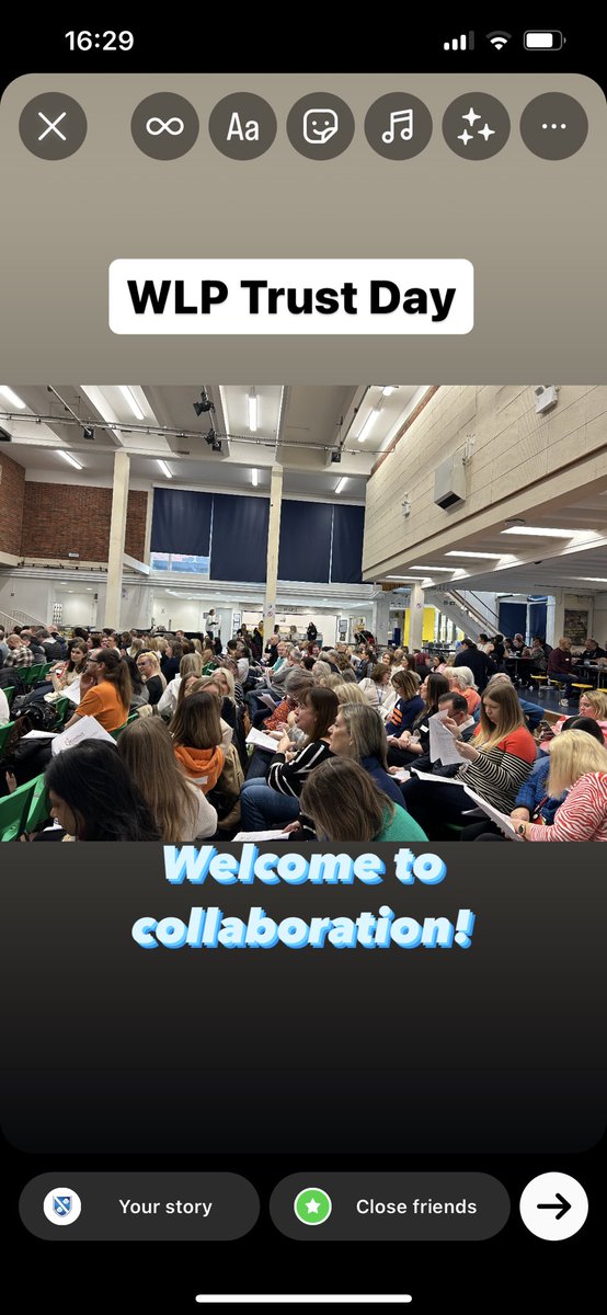 Fabulous opportunity today to share ideas and learn new things with our Trust colleagues.