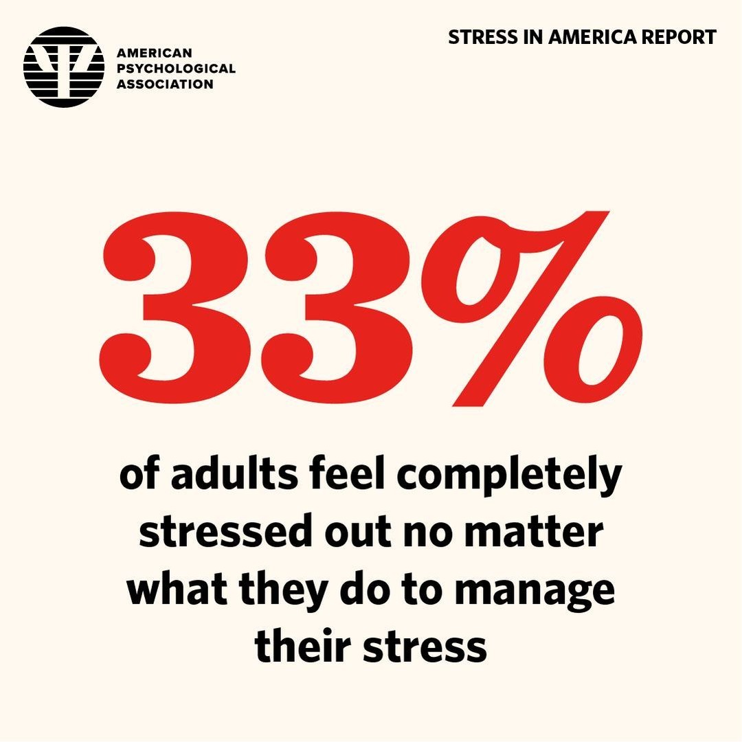 How would you rate your ability to handle stress? Many Americans are wholly overwhelmed and struggling to cope, according to APA's latest #StressInAmerica survey. 

Boost your resilience with these science-backed tips: at.apa.org/e0t

#stress #psychology #mentalhealth