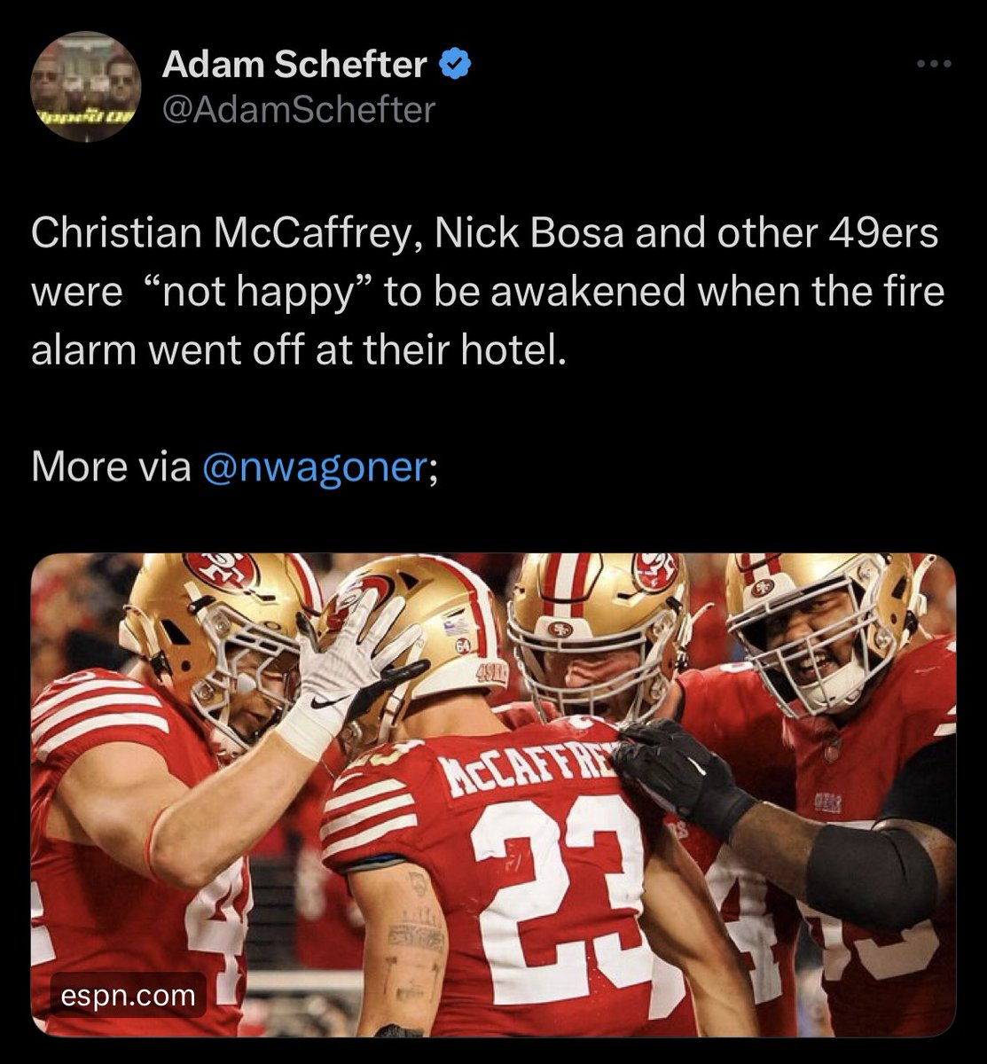 BrendenDeeg_'s tweet photo. The 49ers have to be the most unlikeable Super Bowl team of all time. Just nonstop whining. https://t.co/bijr9Itx95