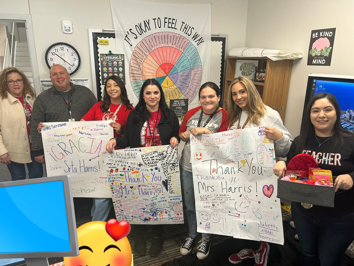 This warmed my heart!! I truly appreciate my teachers! Happy School Counseling week!