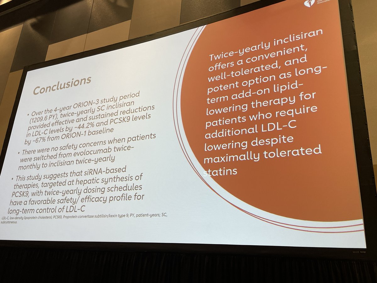Lance_Tran_'s tweet image. @ChaturvediNeuro updates on 2024 best med tx in athero dz #ISC24 #neurotwitter 

Major update on LDL tx 🟡, lower is better &amp;lt;55/40 

🟡 PCSK9 inhib (Evolocumab), q2/4w subq inj💉
🟡 Inclisiran (q6m inj)🏥
🟡 Bempedoic acid (qd oral) 💊
⚪️ Semaglutide in overweight pts w/o DMII⭐️