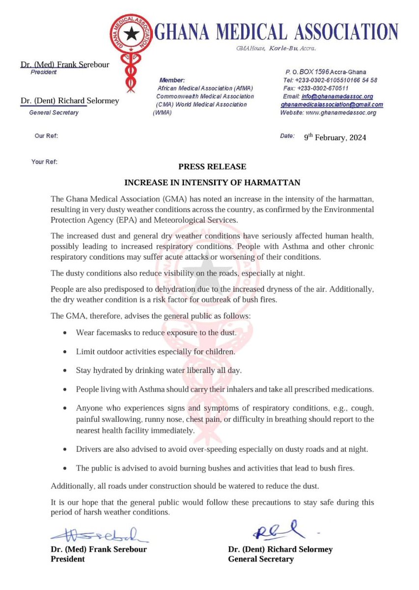 Ghana Medical Association (@ghanamedassoc) on Twitter photo 