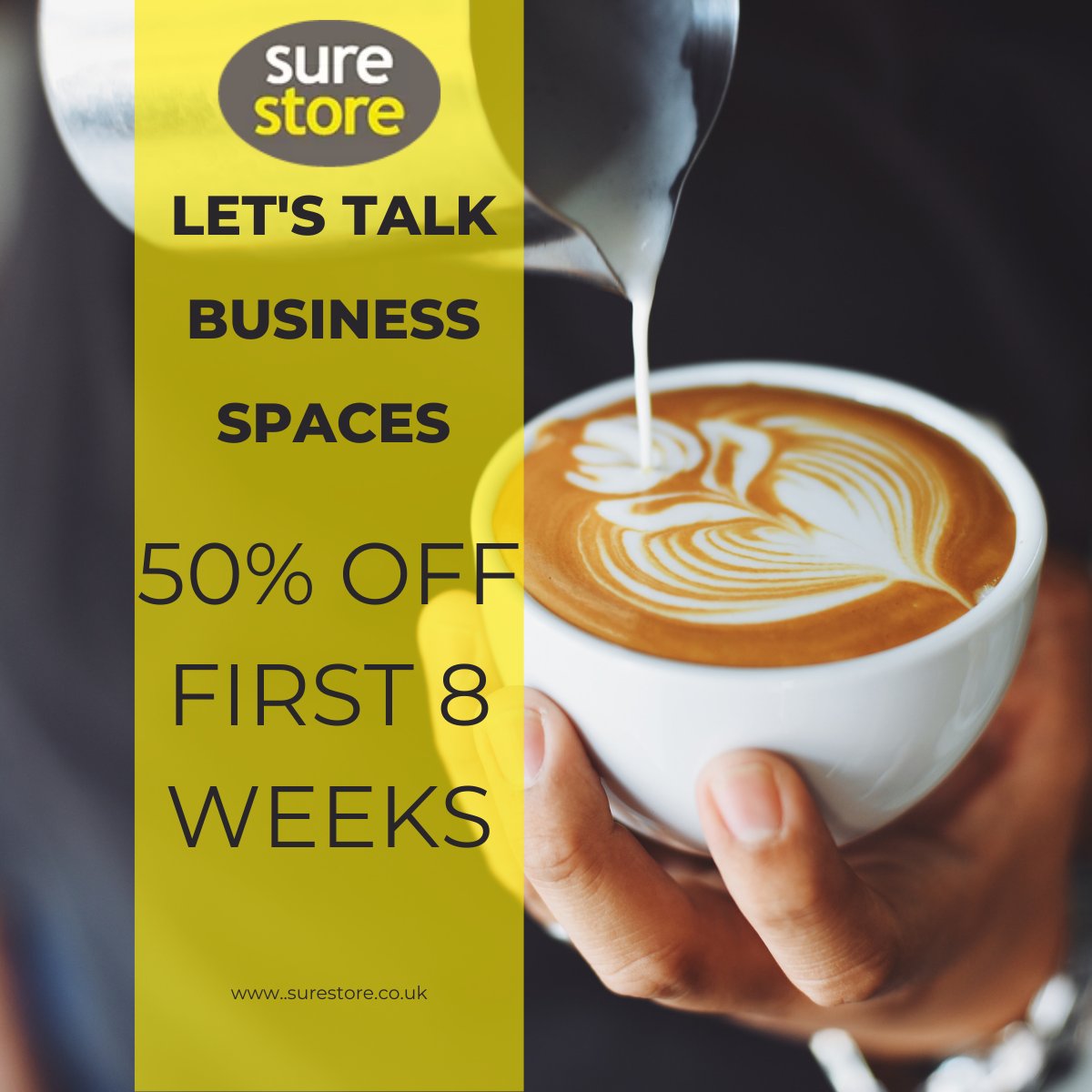 Treat yourself to a little extra space at SureStore Northwich with 8 weeks half price on us! (while rooms last!) #storage #northwich #cheshire #removals #business