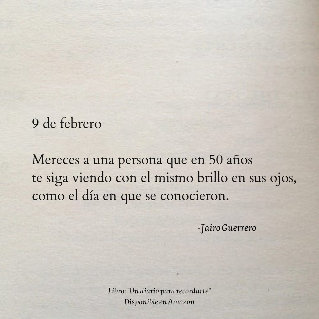 9 de febrero. ✍🏼