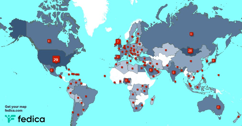 I have 4 new followers from Chile 🇨🇱, and more last week. See fedica.com/!boldluvsan