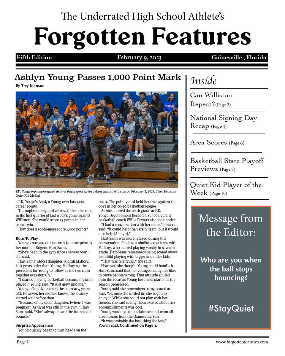 Quiet Kid Media (@stayquiet_kid) on Twitter photo <a href="/AshlynYB/">Ashlyn Young</a> passes the 1,000 point mark. The sophomore has a bright future ahead. Learn more about what makes her special ⬇️
quietkidmedia.com/blog/ashlyn-yo… <a href="/AshlynYB/">Ashlyn Young</a> passes the 1,000 point mark. The sophomore has a bright future ahead. Learn more about what makes her special ⬇️
quietkidmedia.com/blog/ashlyn-yo…
