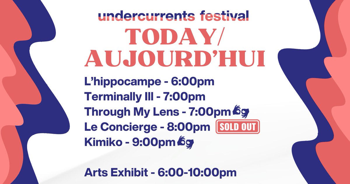 ottawafringe's tweet photo. undercurrents festival day/jour 3🌊

Info &amp; tickets/ billets: https://t.co/7sE6U1sFnC https://t.co/lABSNpn7ic