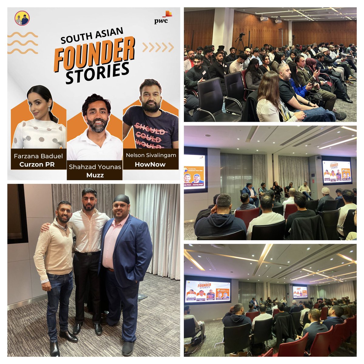 It was great day at <a href="/PwC_UK/">PwC UK</a> this week with some exceptional founders including <a href="/ShahzadYounas_/">Shahzad Younas</a> of <a href="/muzz_app/">Muzz</a>, <a href="/FarzanaBaduel/">Farzana Baduel</a> of <a href="/CurzonPR/">Curzon PR</a> and <a href="/ThatNelsonDude/">Nelson Sivalingam</a> of <a href="/HowNowTeam/">HowNow</a> 

Special thanks to Aaron Oulakh and the PwC Raise team!