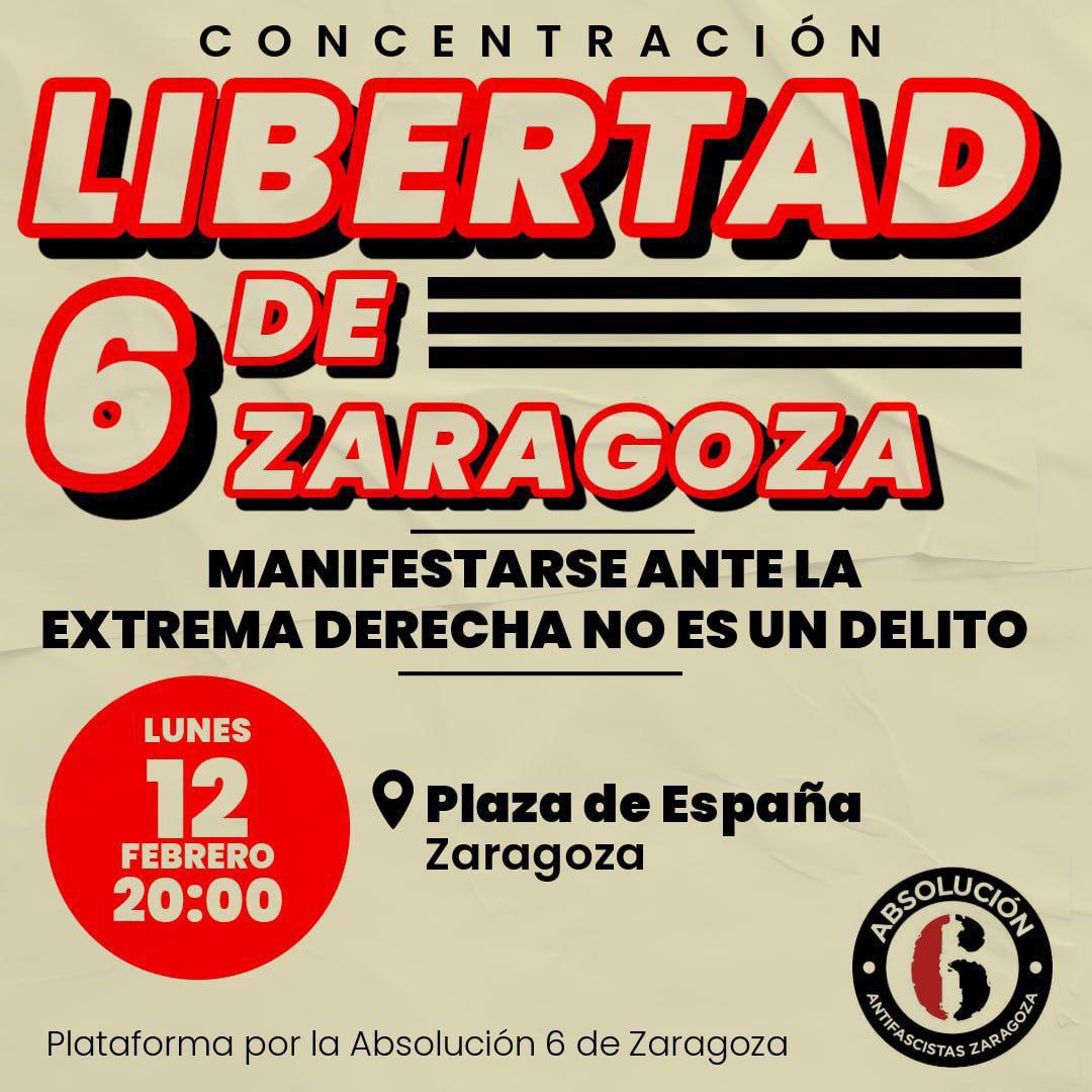 #Libertad #Los6DeZaragoza
