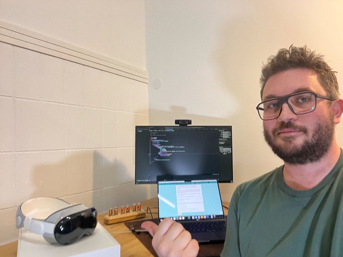 Tomorrow in Vienna a bunch of people get together for a hackathon, to see what the Vision Pro can do - we are still looking for Participants: docs.google.com/forms/d/e/1FAI…

#apple #visionbro #visiongirls