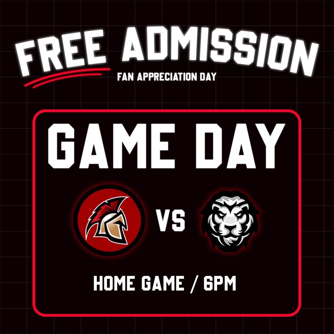 Free Admission to Tonight’s Game!! 🆚 - Florida Coastal Prep ⏰ - 6PM 📍 - Evergreen, AL #RoarLions #GBR 🦁🔥 @ReidStateLions @acccathletics