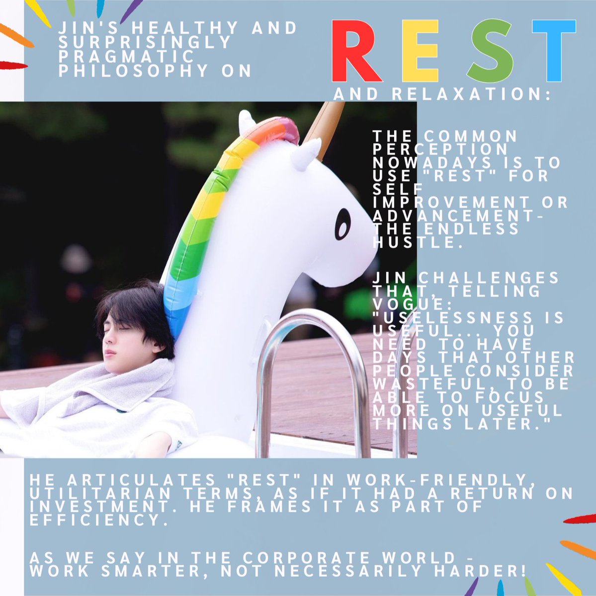 Mirrordanceworx's tweet photo. 1/4 #BTSJIN is called #SilverVoice for beautiful singing. But IMHO he also has a "silver tongue." It's a different superpower from equally gifted wordsmith #BTSRM's straightforward eloquence. The famously brainy & articulate leader gives powerful answers,while #WWHJin "reframes:" https://t.co/7VeLb4Yseb