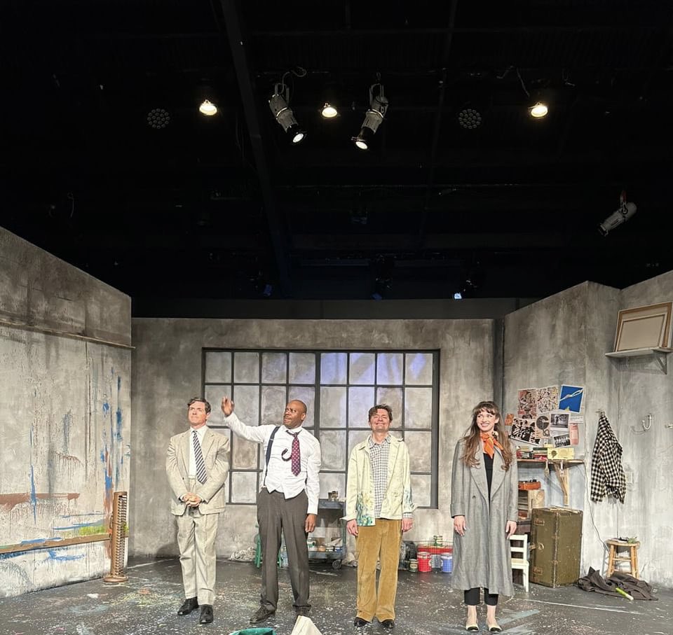 4 more chances this weekend to see @malcolmbarrett @JamesUrbaniak Brendan Hines and Evangeline Edwards in BRUSHSTROKE by John Ross Bowie at @odysseytheatre in LA Must Close March 3rd! OdysseyTheatre.com 📸: @sarahnatochenny #LATheatre #TheBigBangTheory