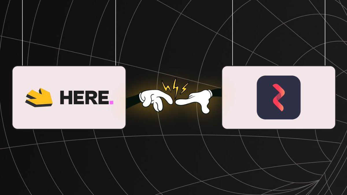 🔥Big partnership between HERE and <a href="/routerprotocol/">Router Protocol</a>! 

🚀 We're excited to announce that a new crosschain protocol is coming soon to <a href="/NEARProtocol/">NEAR Protocol</a>  ecosystem, and it will be very easy to transfer your tokens from other blockchains. 🌉

🔐 Router Protocol's great architecture will