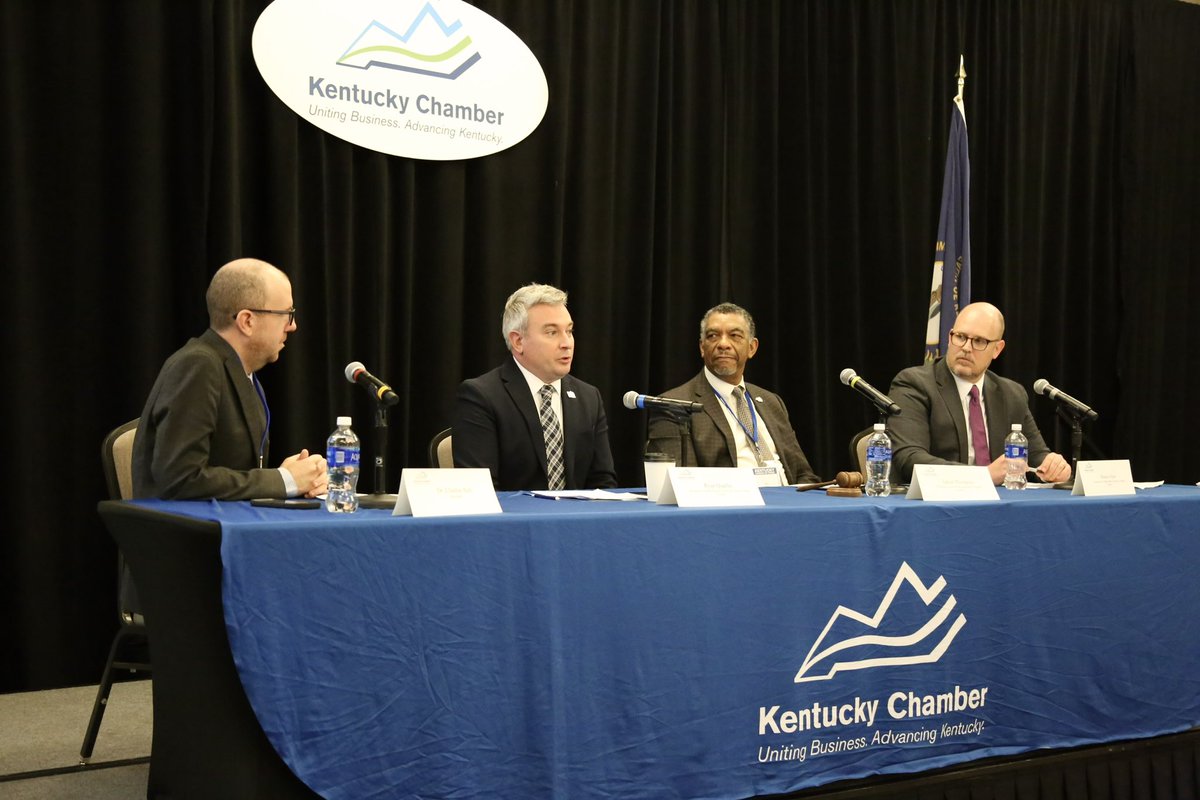 Higher education is more than self improvement, but also economic development. At KCTCS, we must focus on solving workforce needs in addition to our valuable general ed/transfer mission. Thank you @kychamber