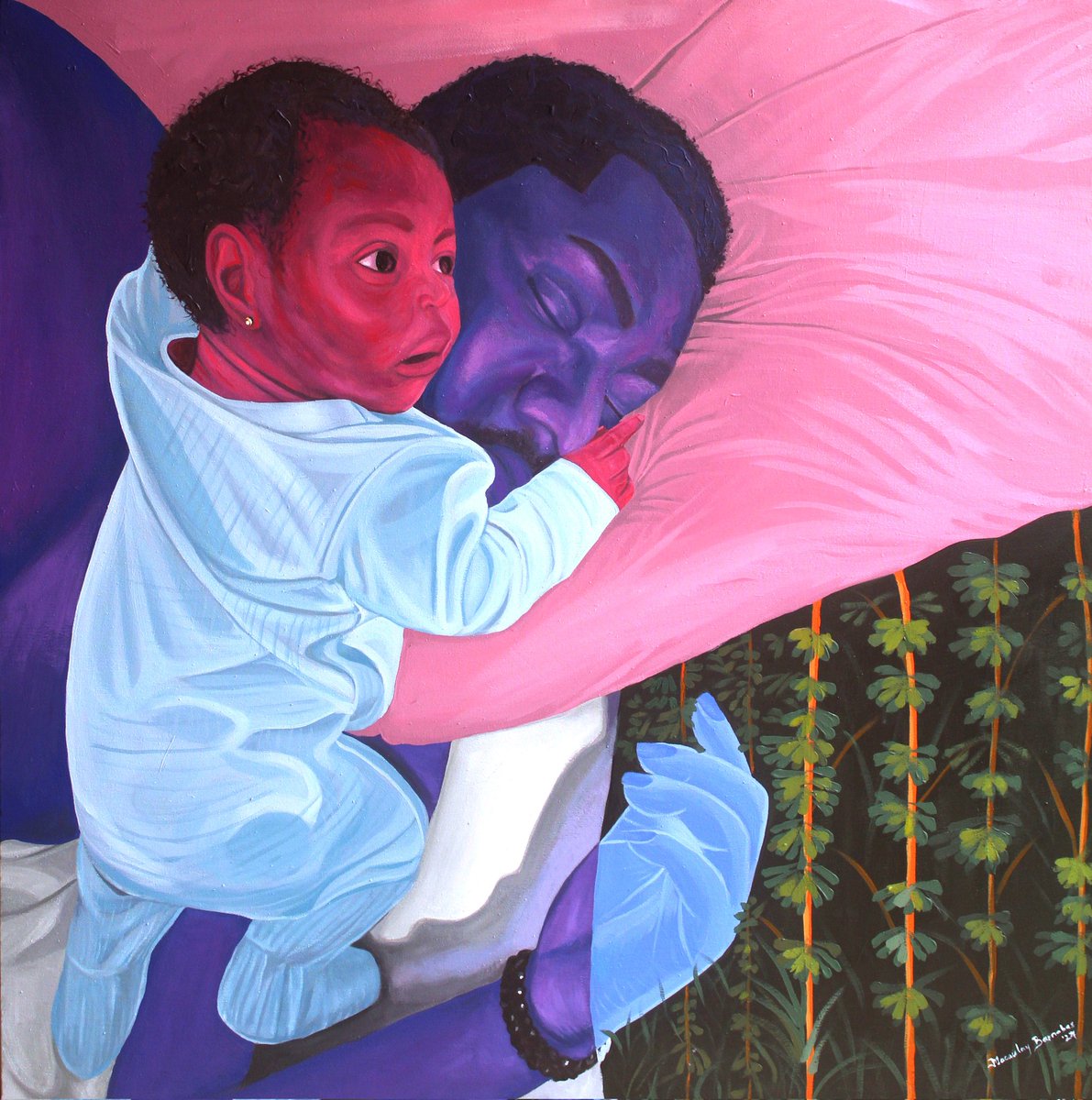 Series: Trance
Title: In His Shadow
Dimension: 3 by 3ft
Medium: Acrylic on canvas
Year: 2024

It cost 0 dollars to retweet. ❤️