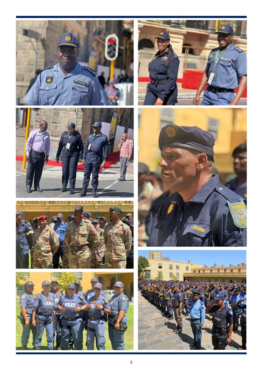 SAPoliceService's tweet photo. #sapsHQ [NEWSBREAK]
The National Joint Operational and Intelligence Structure (NatJOINTS), which is responsible for coordinating all security and law enforcement operations throughout the country, has once again delivered a peaceful, safe and secure #SONA2024.
NP https://t.co/1znEaZvUUm
