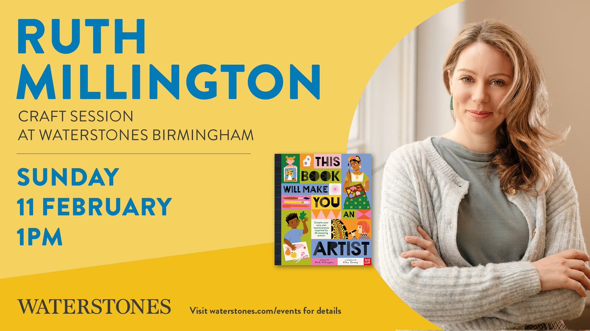 EVENT! Join me this Sunday 11 Feb at 1pm for a Craft Session: Learn How to be an Artist @BhamWaterstones where we will be making Matisse-inspired collages waterstones.com/events/craft-s…