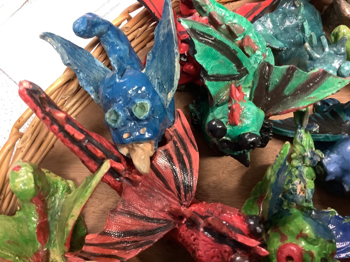 TCPSArtists's tweet photo. A flight of fearsome @Y4Torrisholme dragons #YearOfTheDragon2024 @TorrisholmeCPS @DBESchoolAdvice @NSEAD1 https://t.co/lh211qeFxJ