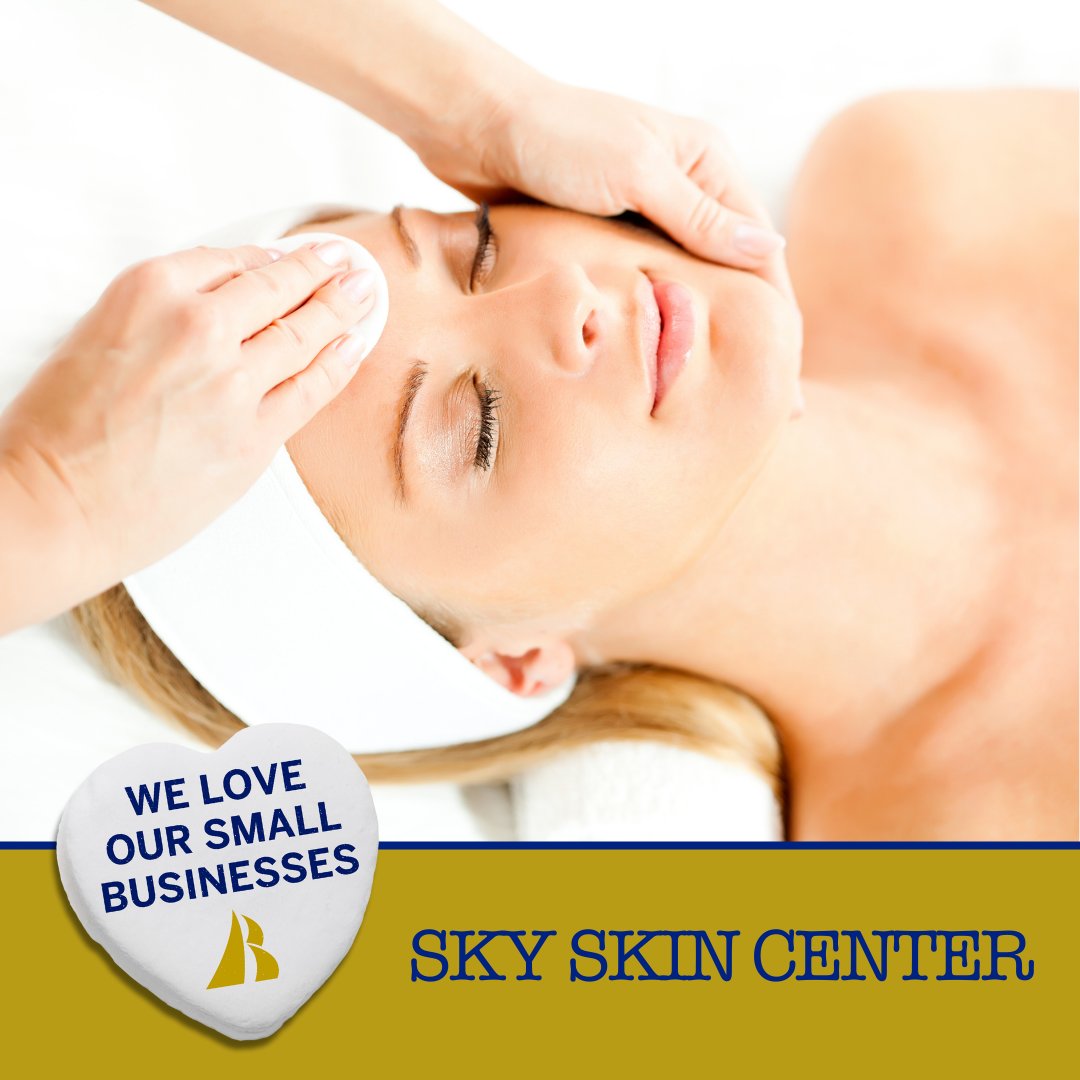 We 💛 our small businesses! This February, join us as we highlight local companies that are full of heart, like Sky Skin Center in Saugus, MA. Check them out at skyskincenter.com. #HarborOneBank #SmallBusiness