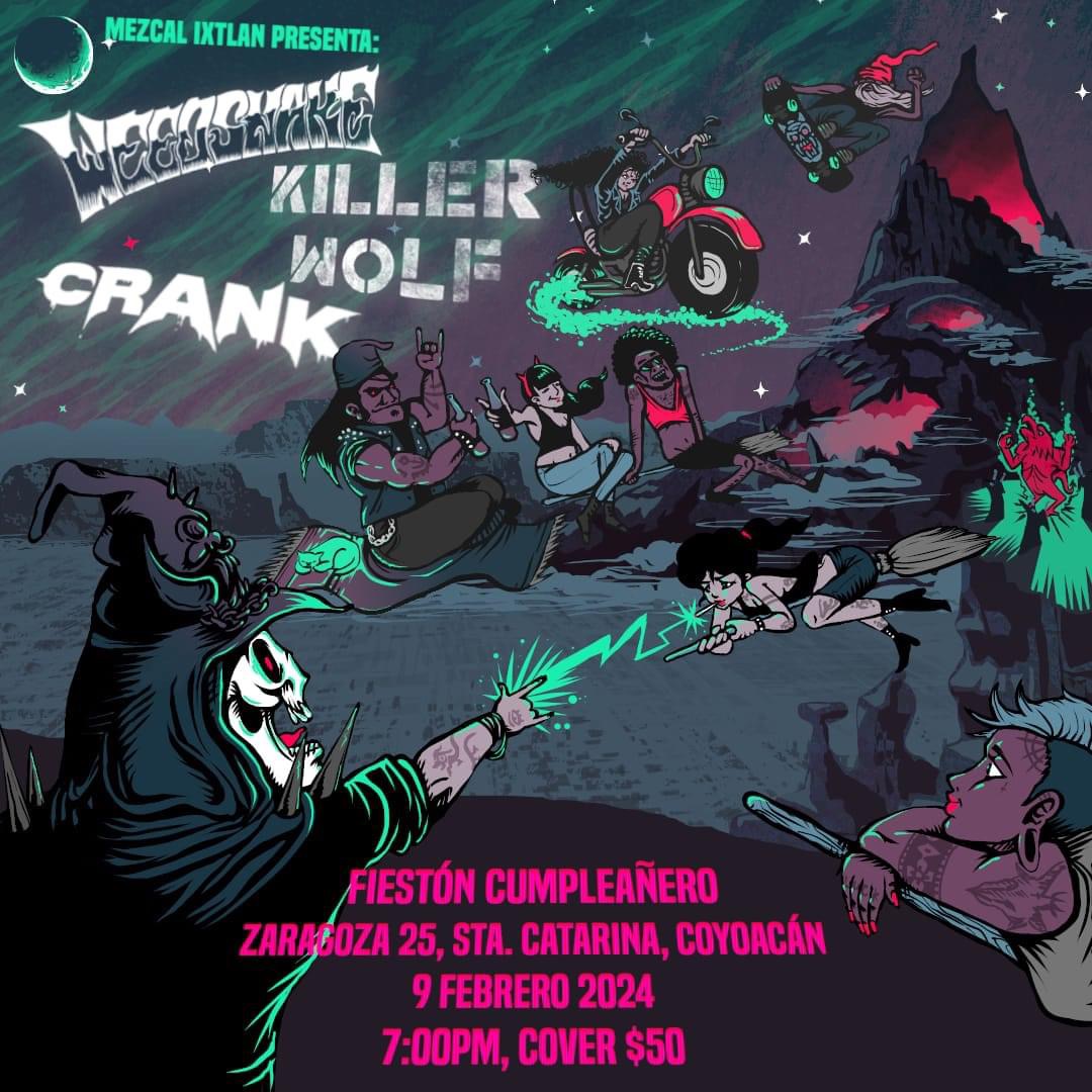 BBeat105's tweet photo. Les dejamos los shows para este fin de semana:
9 febrero
- En el @circovolador, @theghostinside. @CACIQUEMx
- En el #MandalaBar, #FullÖfHate
- #Weedsnake, #KillerWolf y #Crank. https://t.co/f6ma1tCRSl