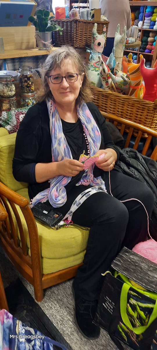 Mrs_E_L_G's tweet photo. A couple of hours spent this morning in 1 of my happy places at Seeded Buttons🙂🧶 #Portsmouth #Southsea #crochet #knitting #woolshops https://t.co/PfLbRmhAki