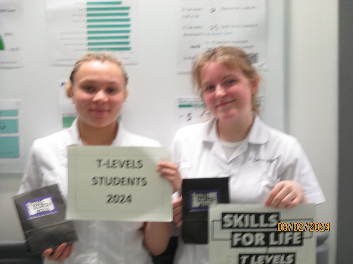 Appreciateship week 2024 celebrateing the T Level student at LTHT