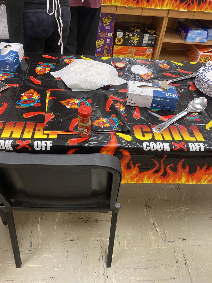 ahdee315's tweet photo. The Wolfpack Family is ready for “Soup er Bowl,” thanks to @WMSHCS CARES Team staff Chili Cook Off #morecelebrating #chilicookoff24
@FredricLatschar @creseda_hawk @amarierogers1 @AWellnessGuy https://t.co/lCr4kFXoWJ