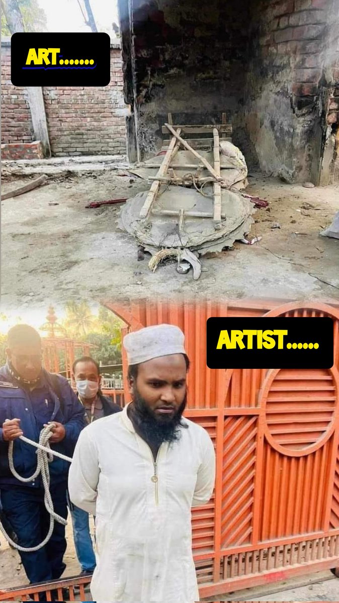 puncherwale's tweet photo. Art....vs....Artist 
#BangladeshTempleAttack https://t.co/HVJ2v8k3kX