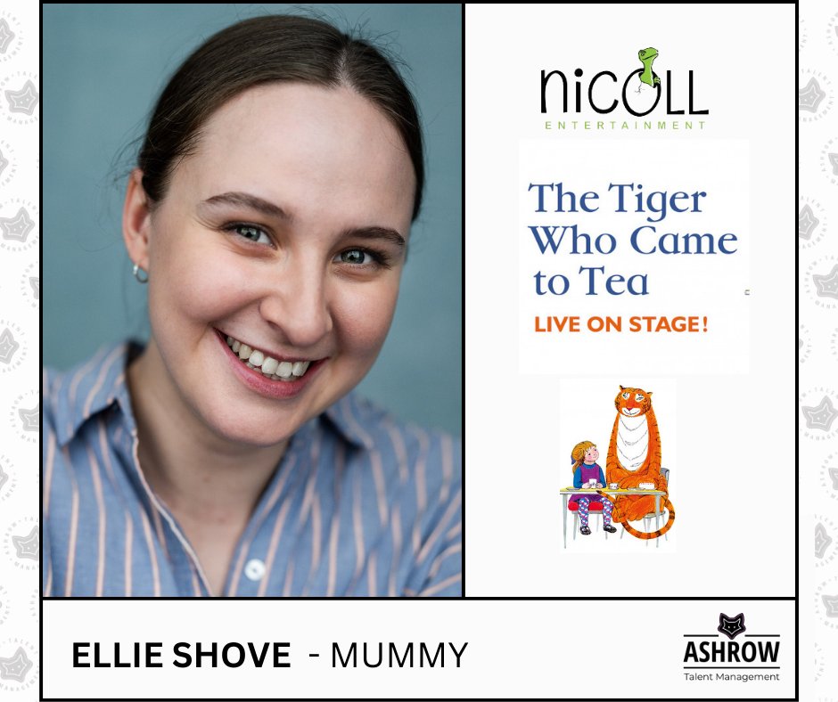 We hope ELLIE SHOVE had a great opening show earlier today as Mummy in #NicollEntertainment's #TheTigerWhoCametoTeaLive on Stage. Wishing you and all the fantastic cast a wonderful tour!  💜🦊🐯

#ATM #ProudAgent #Agent #Ashrow #AhrowTM #AshrowTalentManagement #Ashrowian